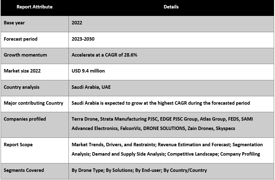 UAE & Saudi Arabia Renewable Drone Market