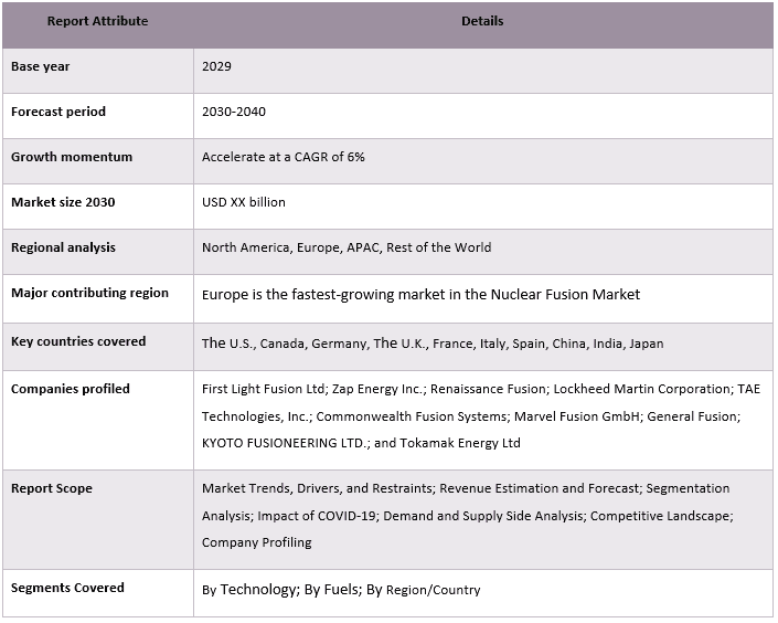 Nuclear Fusion Market